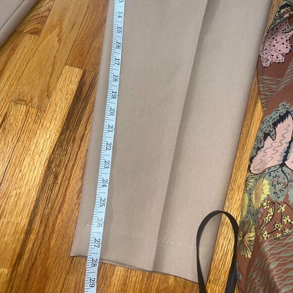 TALBOTS HAMPSHIRE STRAIGHT ANKLE PANT - CURVY FIT Sz 20W Tan Rattan $149 retail - Picture 9 of 12